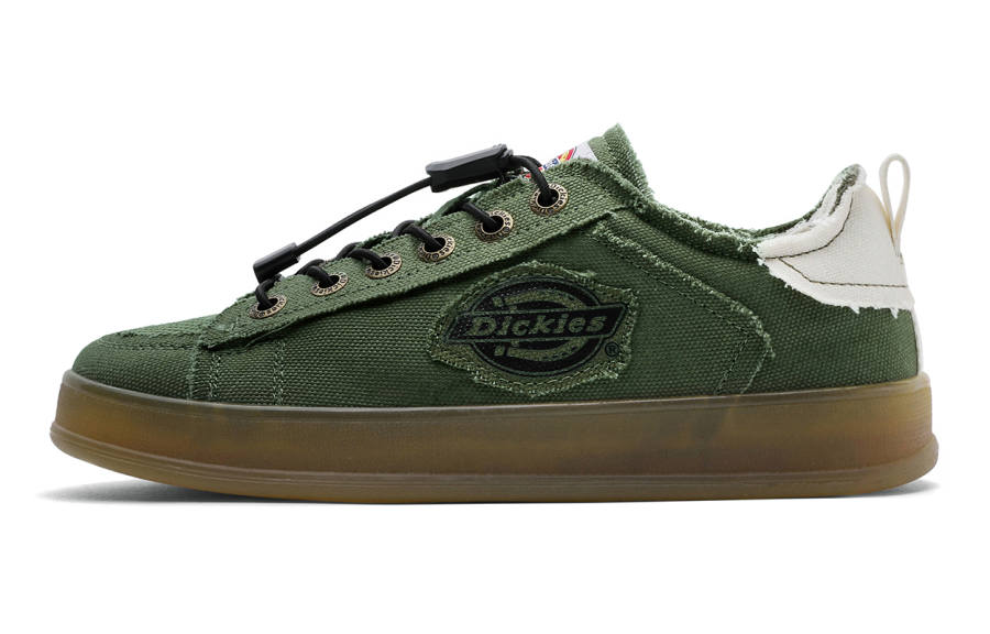 Dickies Low top Skateboard Shoes Army Green Children Aged 3 7 Years Old
