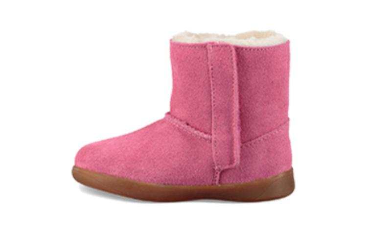 UGG UGG Keelan Hook and Loop Fleece Lined Snow Boots Pink Children Aged 3 7 Years Old