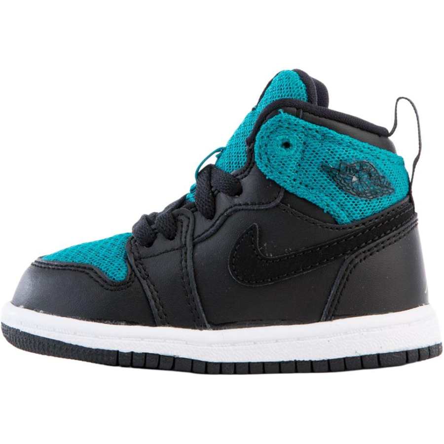 Jordan Jordan Air Jordan 1 Mid top Toddler Shoes Black Infant And Toddler