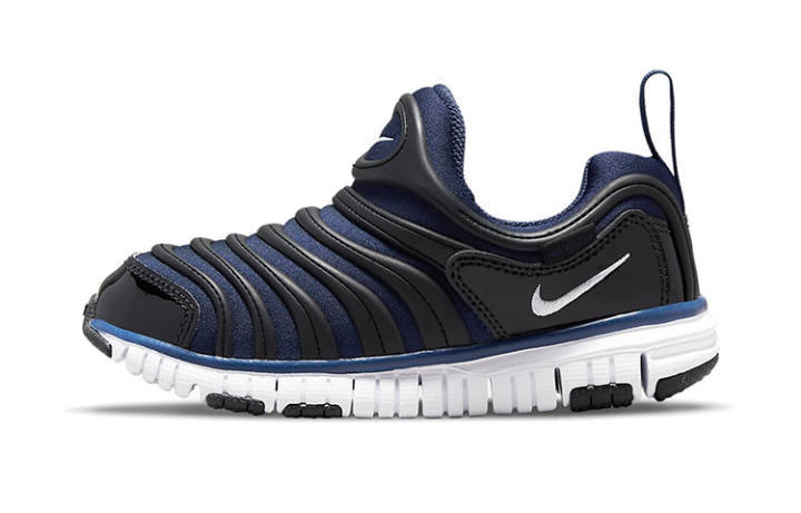 Nike Nike Dynamo Free Comfortable And Trendy Low top Kids Lifestyle Shoes Midnight Blue Children Aged 3 7 Years Old