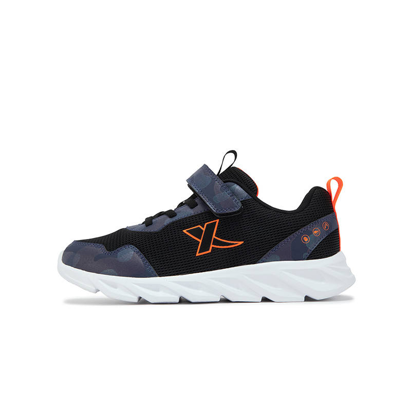 XTEP Low top Running Shoes Black Blue Teenagers