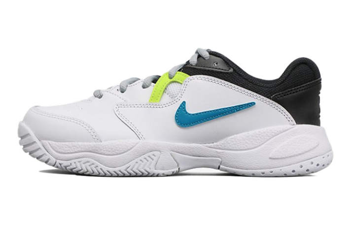 Nike Nike Jr Comfortable And Trendy Slip Resistant Cushioning Low top Kids' Training Shoes White Black Blue Kids'