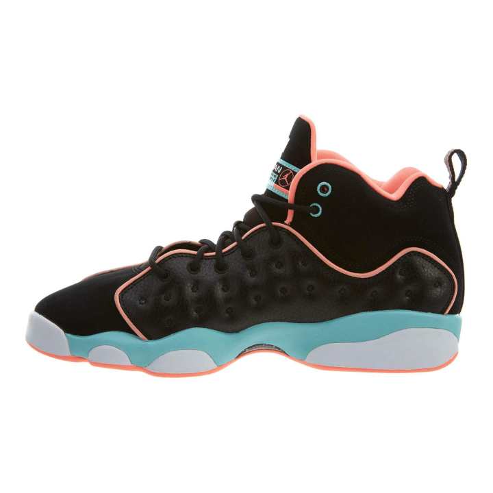 Jordan Jordan Jumpman Team 2 Black Crimson Pulse Light Aqua GS