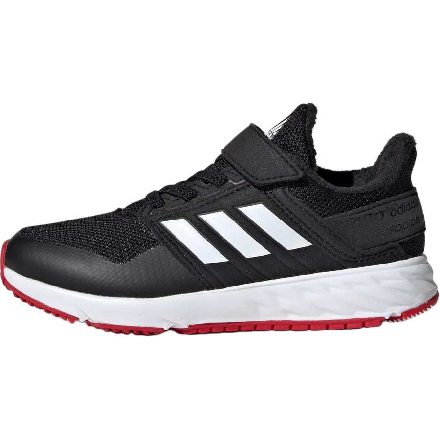 Adidas Adidas Fortafaito Slip Resistant Abrasion Resistant Low top Kids' Running Shoes Black Children Aged 3 7 Years Old