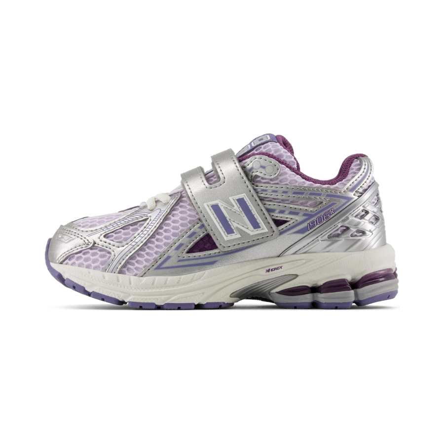 New Balance New Balance NB 1906R Cushioning, Wear Resistant Low top Kids' Running Shoes Purple Silver Children Aged 3 7 Years Old