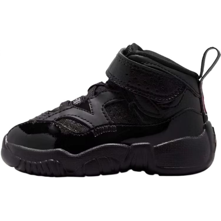 Jordan Jordan Jumpman Two Trey Slip Resistant Abrasion Resistant Mid top Toddler Shoes Black Infant And Toddler