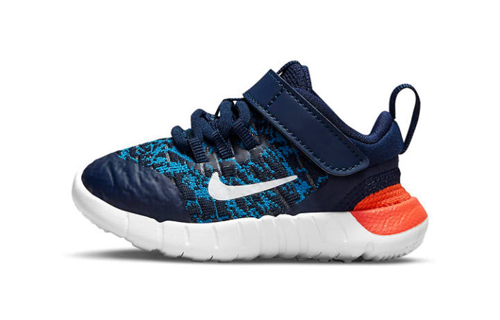 Nike Nike Free RN 2021 Low top Running Shoes Blue Orange Multicolor Infant And Toddler