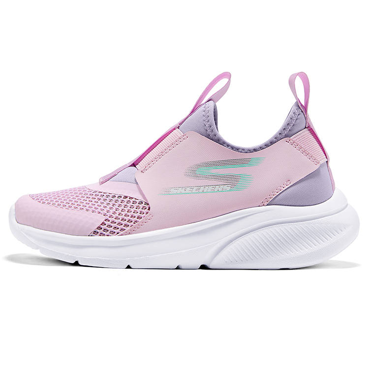 Skechers Kids SPEED TRAINER Synthetic Leather, Textile Slip Resistant, Abrasion Resistant, Lightweight Cushioning