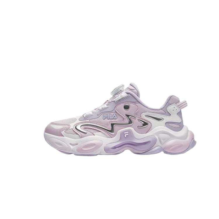 FILA KIDS BOA Slip Resistant Abrasion Resistant Support Low top Running Shoes Romantic Purple/Heather Purple Kids'