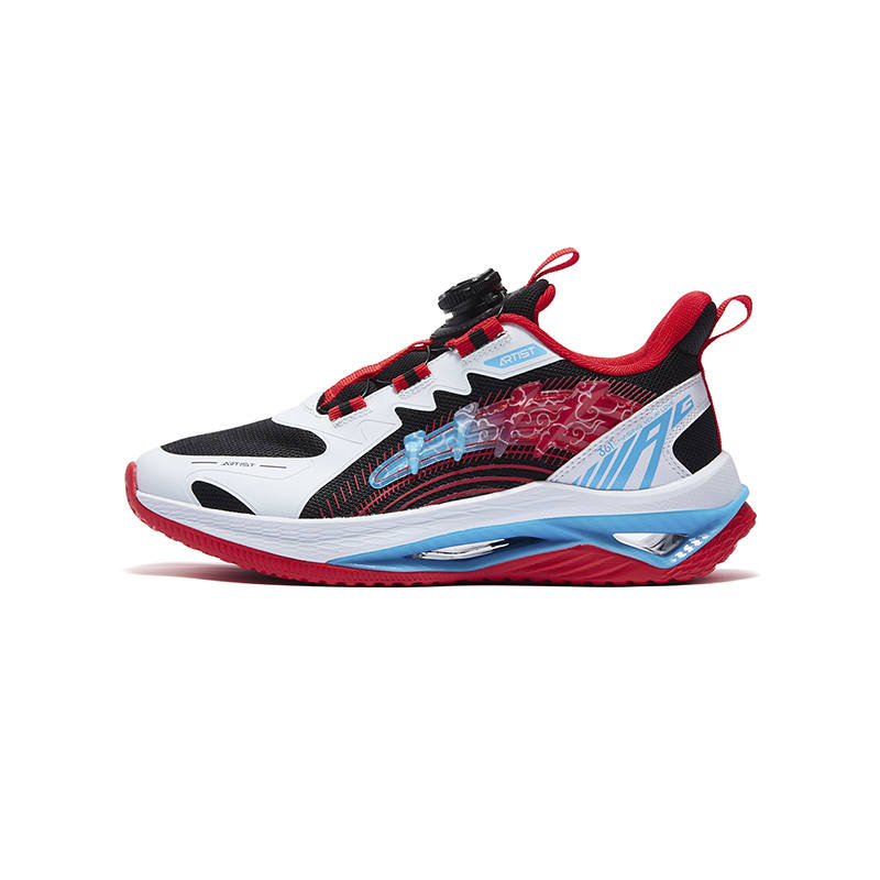 361°KIDS Low top Running Shoes Black White Red Unisex
