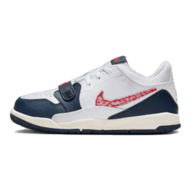 Jordan Jordan Air Jordan Legacy 312 Low Cushioning, Wear Resistant Low top Children's Basketball Shoes White Blue Grade School