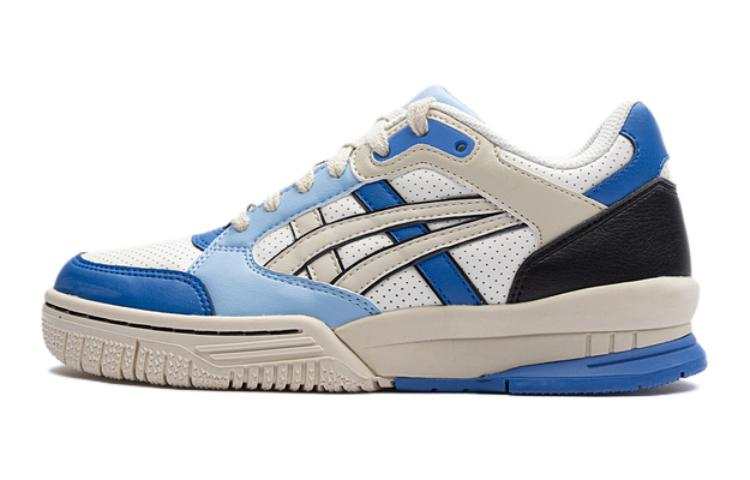 ASICS Gel Spotlyte Synthetic Leather Low top Children's Basketball Shoes Blue White Teenagers