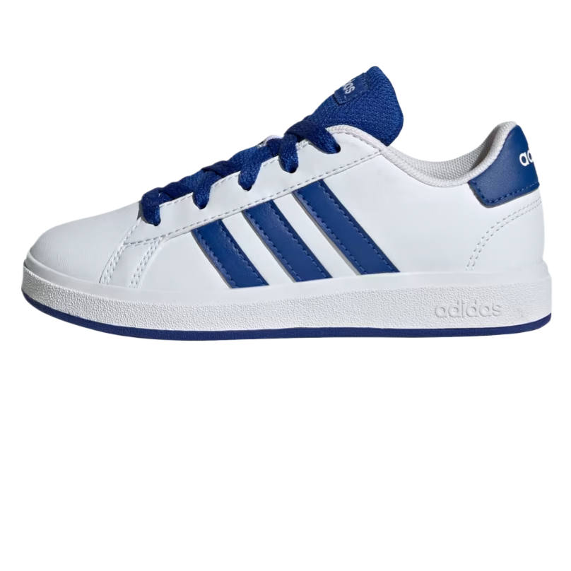 Adidas Adidas GRAND COURT Leather Low top Training Shoes White Blue Kids'