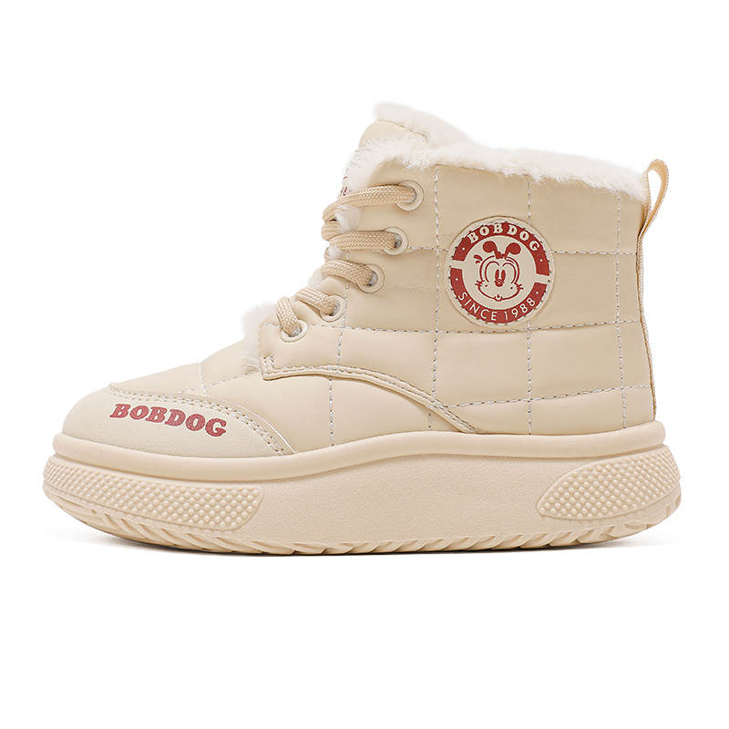 BOBDOG Fashion Fleece Lined Slip Resistant Thermal Slip Resistant Thermal Kids' Cotton Boots Kids'