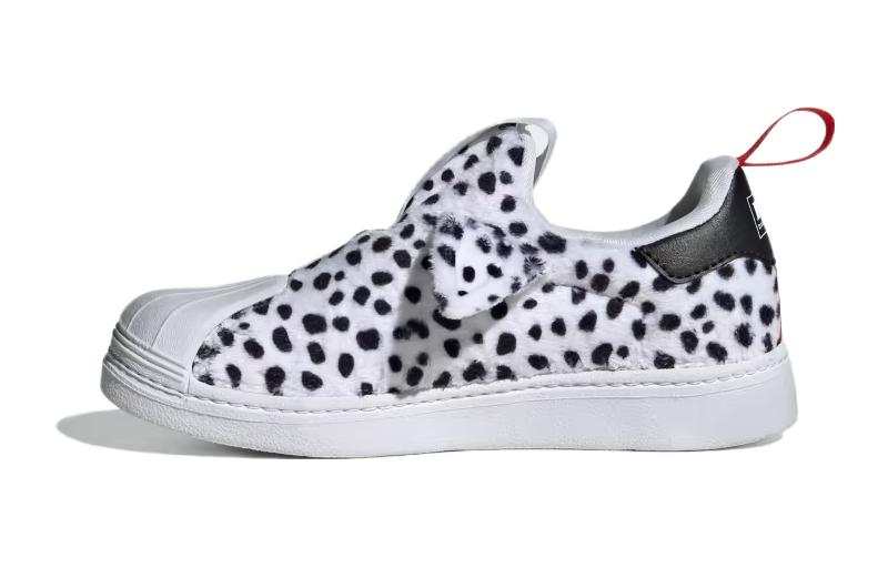 Adidas Originals x Disney Slip Resistant Low top Kids' Skateboarding Shoes Black White Kids'