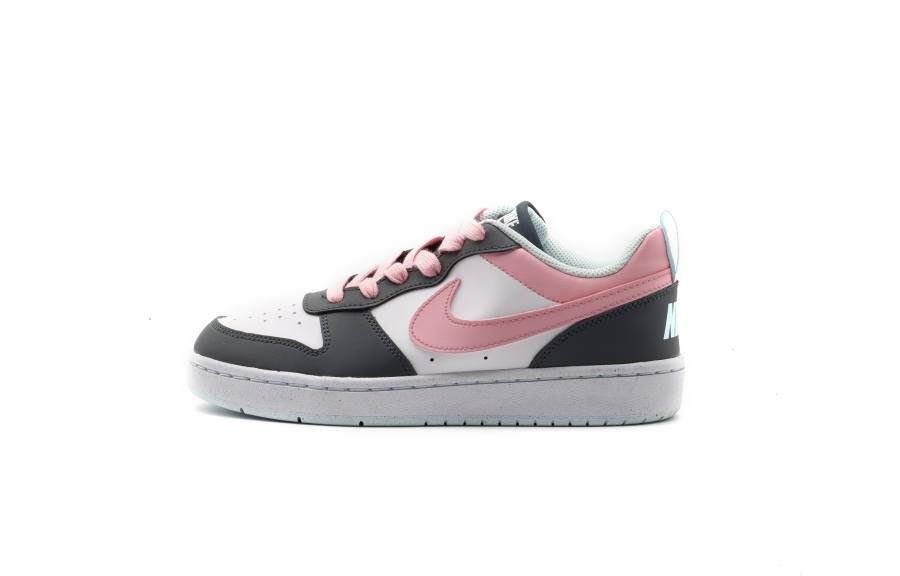 Nike Nike Court Borough Slip Resistant Abrasion Resistant Low top Kids' Skateboarding Shoes Pink Teenagers