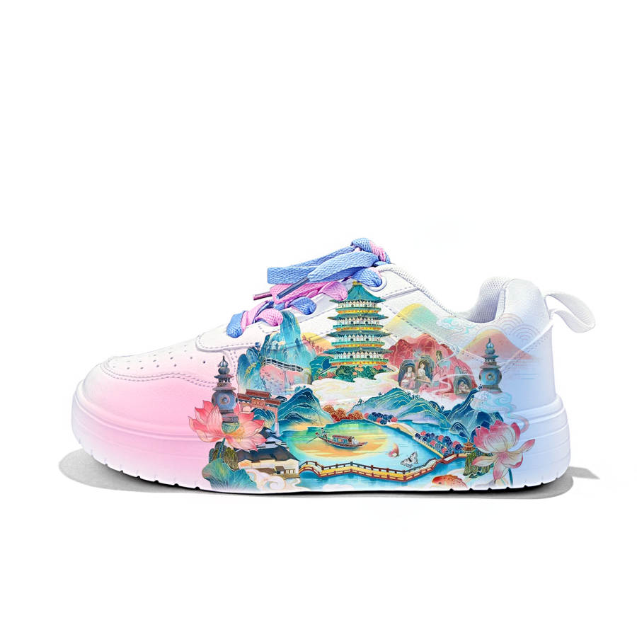 ZUOLENGCHAN Synthetic Leather Skateboard Shoes Unisex