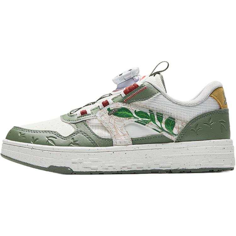 Antakids Low top Skateboard Shoes White Green Teenagers