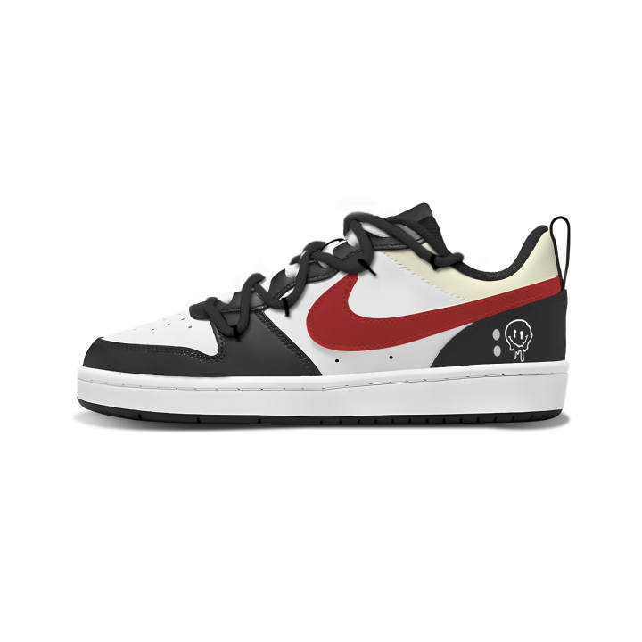 Nike Nike Court Borough Leather Low top Skateboard Shoes Black Kids'
