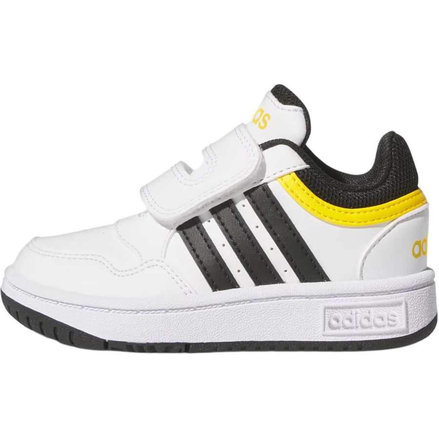 Adidas Adidas Hoops Soft And Comfortable Slip Resistant Abrasion Resistant Low top Toddler Shoes White Infant And Toddler