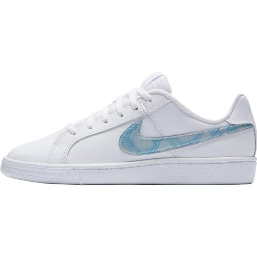 Nike Nike Court Royale Slip Resistant Abrasion Resistant Low top Kids' Skateboarding Shoes White Blue Kids'