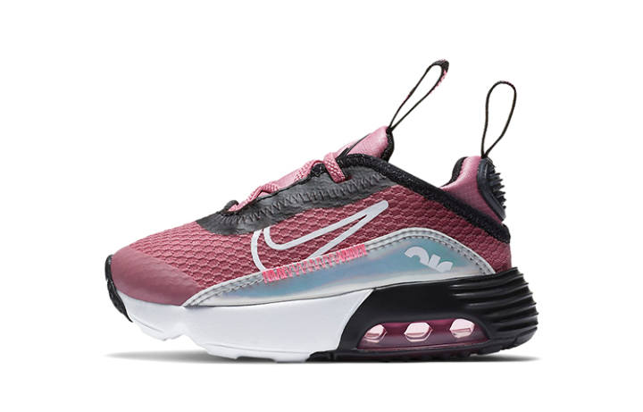 Nike Nike Air Max 2090 Fashion Breathable Low top Running Shoes Black Pink Infant And Toddler