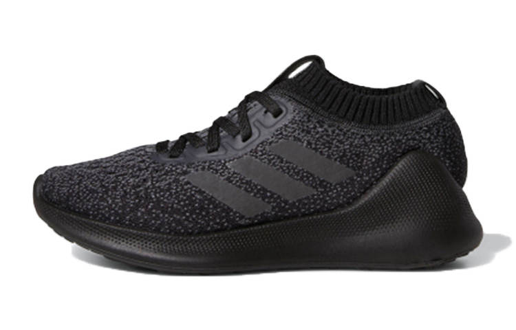 Adidas Adidas Purebounce+ Abrasion Resistant Breathable Low top Kids' Running Shoes Black Teenagers