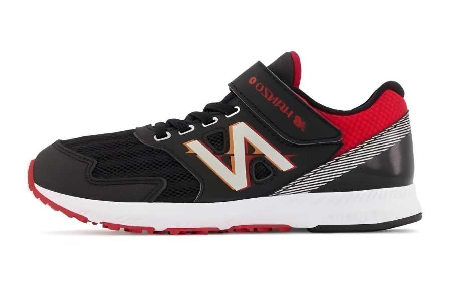 New Balance New Balance NB Hanzo V2 Abrasion Resistant Breathable Low top Kids' Running Shoes Black Red Kids'