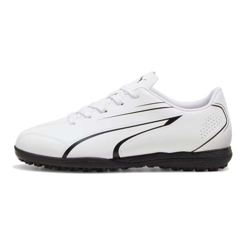 PUMA Low top Kids' Soccer Shoes White Black Kids'