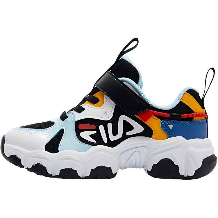 FILA KIDS Cat Paw Shoes Abrasion Resistant Breathable Lightweight Cushioning Low top Kids' Running Shoes