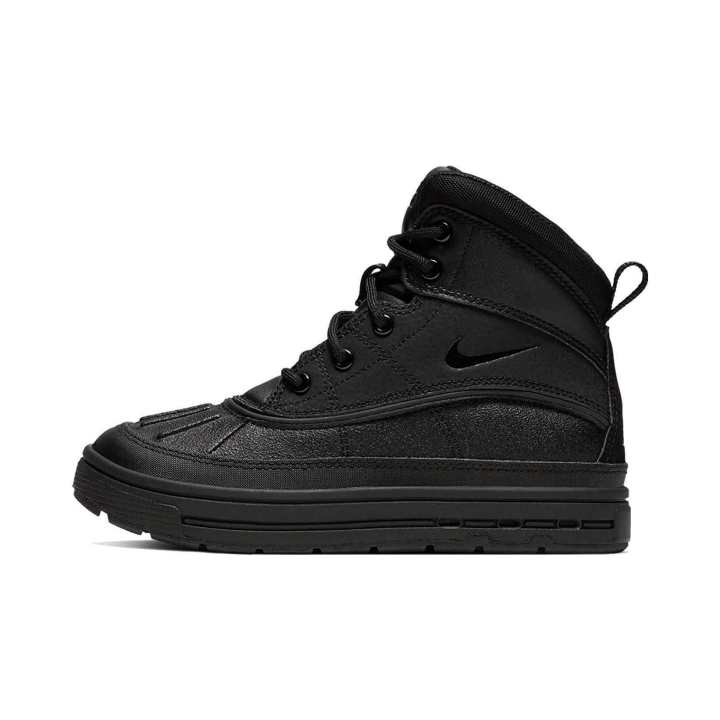 Nike Nike Woodside 2 High Comfortable Slip Resistant Abrasion Resistant Mid top Kids' Skateboarding Shoes Black