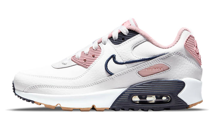 Nike Nike Air Max 90 Leather SE 'White Pink Glaze' GS