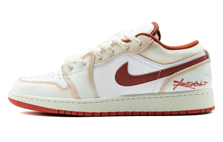 Jordan Jordan Air Jordan 1 Autumn Stand Abrasion Resistant Breathable Abrasion Resistant Breathable Low top