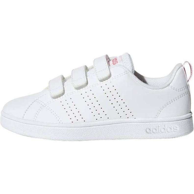 Adidas Adidas AdvantageVS Slip Resistant Abrasion Resistant Low top Kids' Skateboarding Shoes White Kids'