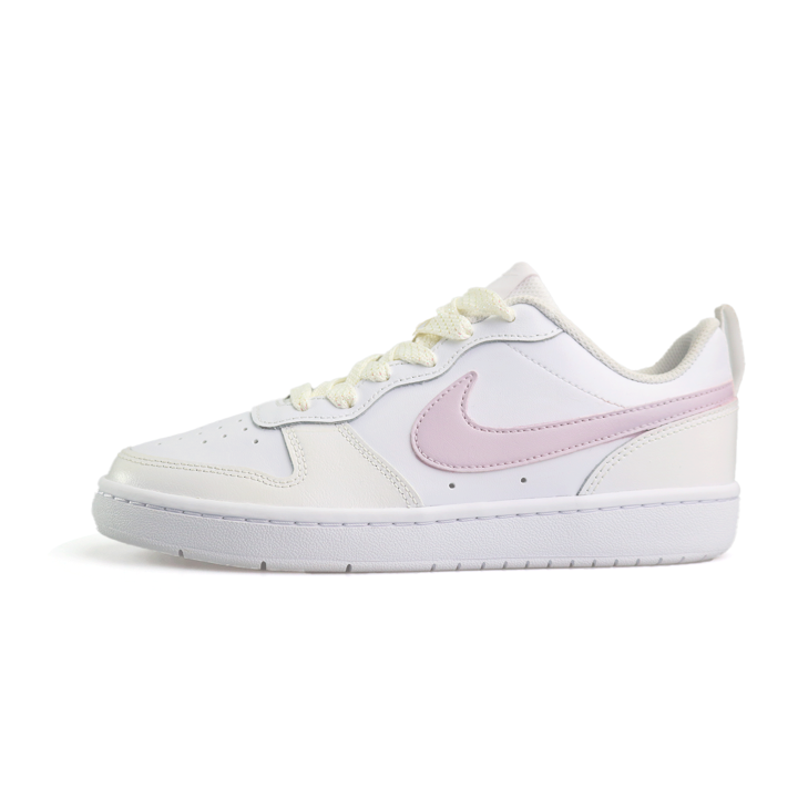 Nike Nike Court Borough Leather Slip Resistant, Abrasion Resistant, Breathable, Lightweight Cushioning Low top
