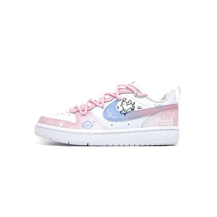 Nike Nike Court Borough 2 Low 2 Leather Slip Resistant Cushioning Abrasion Resistant
