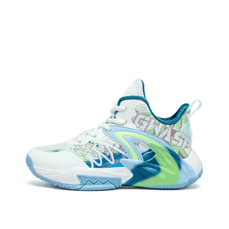 BIG WASP Nine Dragons And Nine Sons Mid top Children's Basketball Shoes Unisex