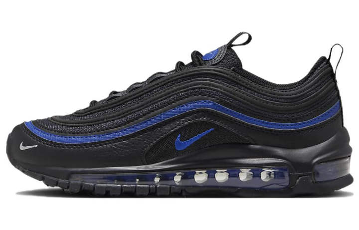 Nike Nike Air Max 97 Cushioning Low top Casual Shoes Black Blue Unisex