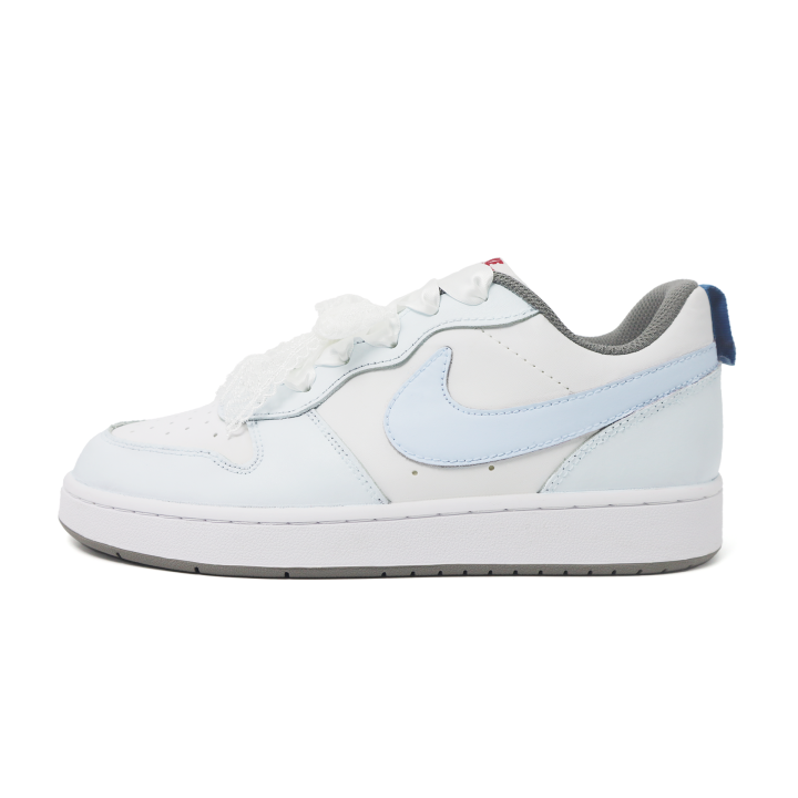 Nike Nike Court Borough Light Blue Ribbon Slip Resistant Abrasion Resistant Slip Resistant Abrasion Resistant Low top