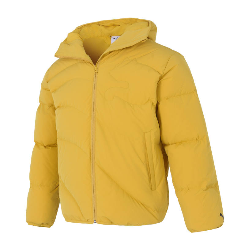 PUMA PUMA Down Jackets Men's Antique Gold 62 Stand Collar Moderate Down Jacket