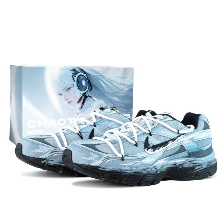 Nike Nike Initiator Cushioning Abrasion Resistant Breathable Low top Running Shoes Unisex Blue