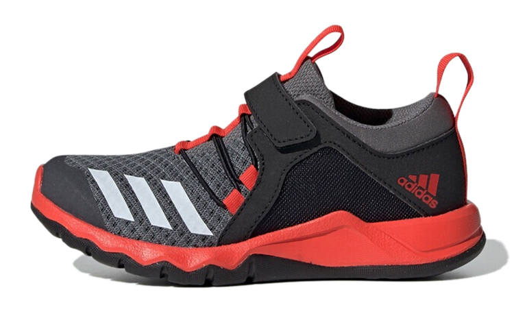 Adidas Adidas Rapida Flex 2 El K Breathable Low top Kids' Running Shoes Gray Orange Kids'