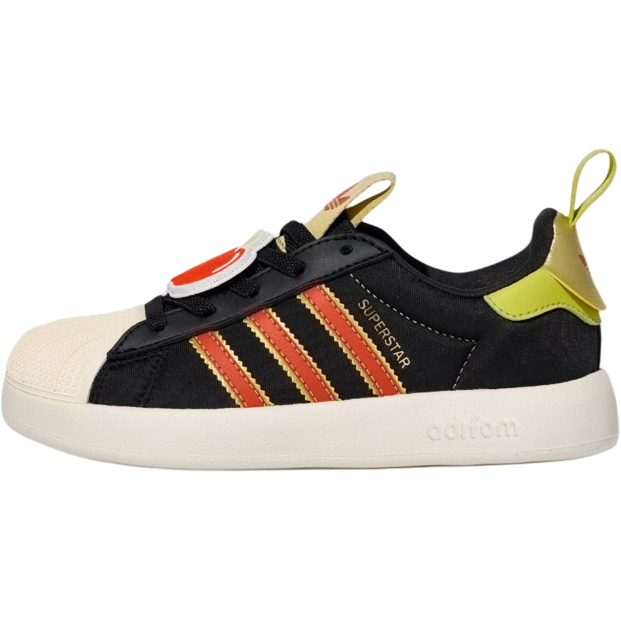 Adidas Originals AdiFOM Superstar 360 Low top Skateboard Shoes Black Children Aged 3 7 Years Old