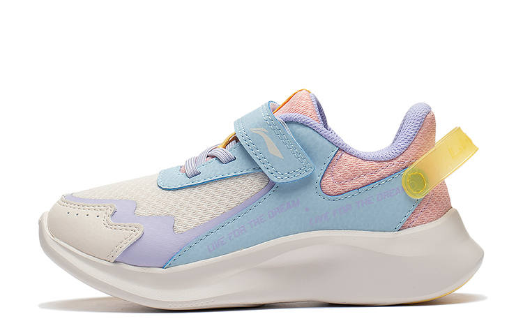 Li-Ning YOUNG Li Ning YOUNG Slip Resistant Abrasion Resistant Kids Lifestyle Shoes Classic, Color Block Kids'