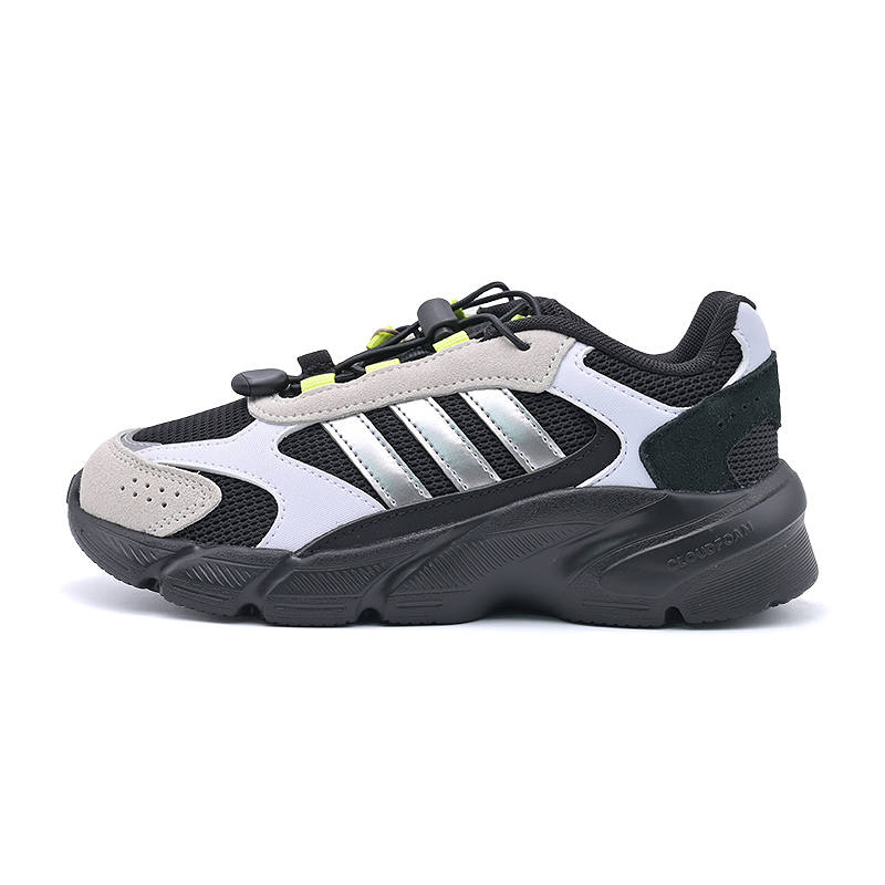 Adidas Adidas Crazy Chaos 2000 Breathable Low top Kids' Running Shoes Black White Kids'