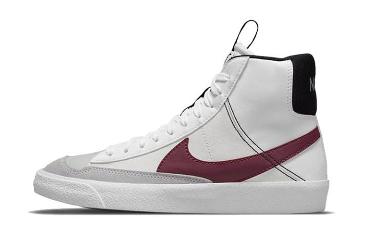 Nike Nike Blazer Mid 77 SE GS White Rush Maroon