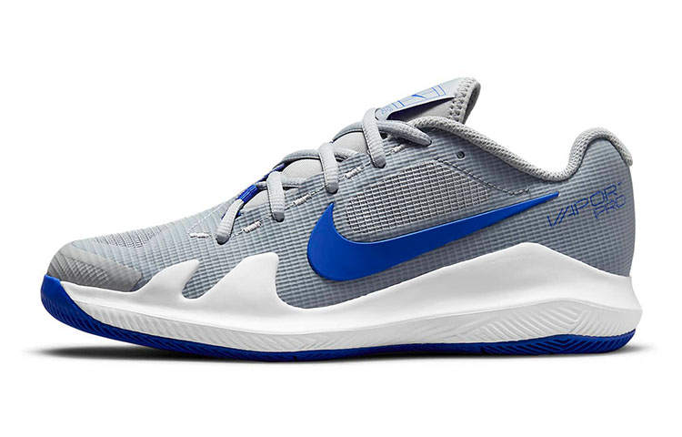 Nike Nike Air Zoom Vapor Pro Slip Resistant Cushioning Abrasion Resistant Kids' Training Shoes Gray Blue Kids'