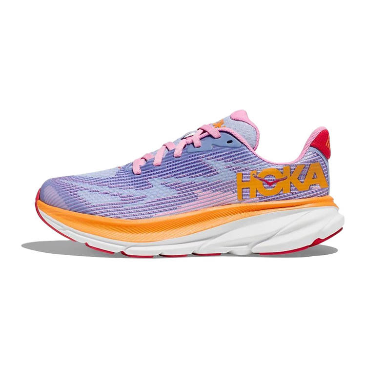 HOKA ONE ONE Clifton 9 Cushioning, Wear Resistant Low top Kids' Running Shoes Kids'