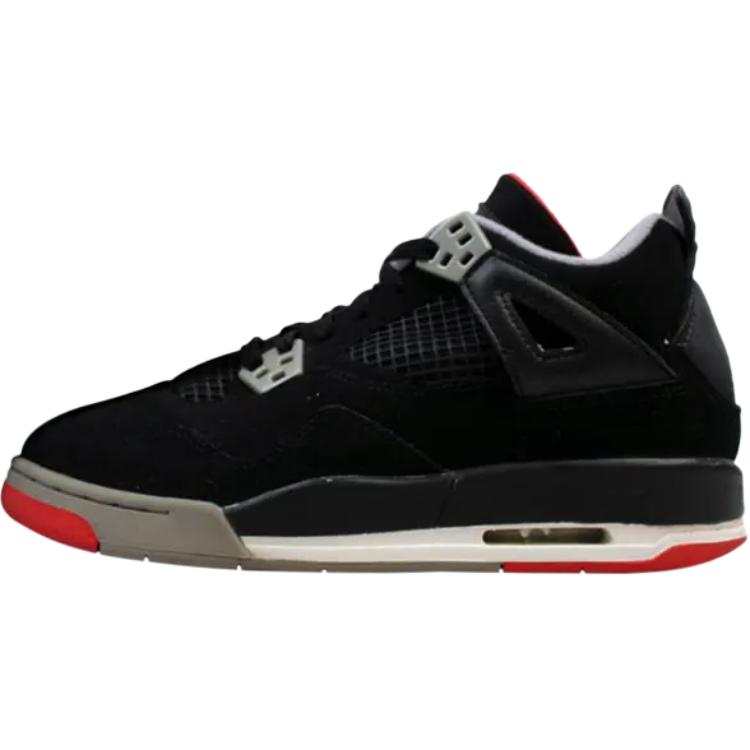 Jordan Jordan Air Jordan 4 Mid top Children's Basketball Shoes Black Teenagers