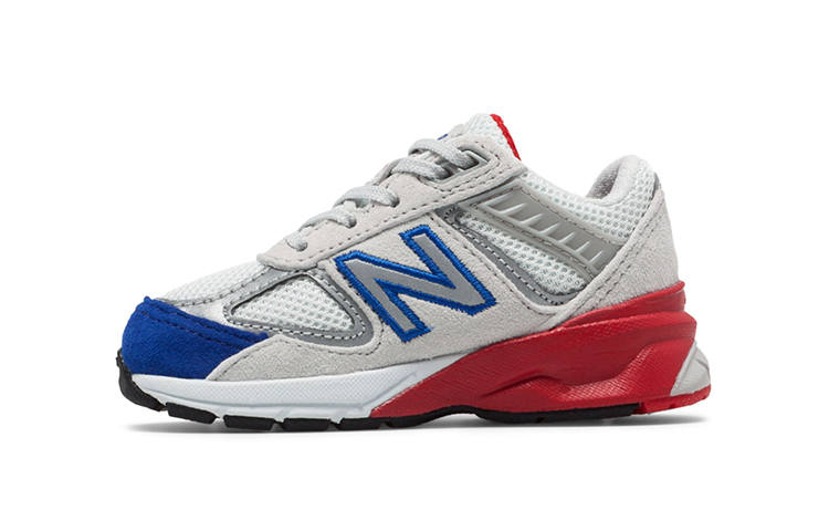 New Balance New Balance NB 990 V5 Comfortable Cushioning Low top Toddler Shoes Blue White Red Infant And Toddler